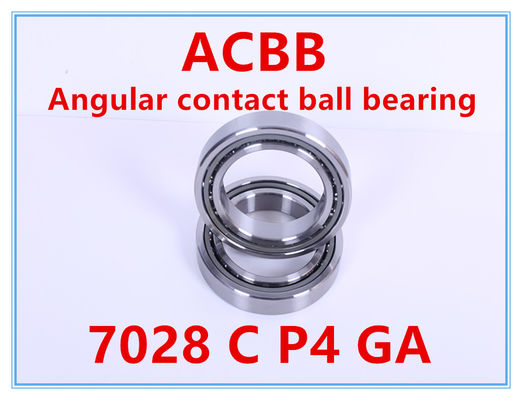 7028 C P4 GAの角の接触のボール ベアリング