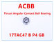 17TAC47 B P4 GBは角の接触のボール ベアリングを押し出した